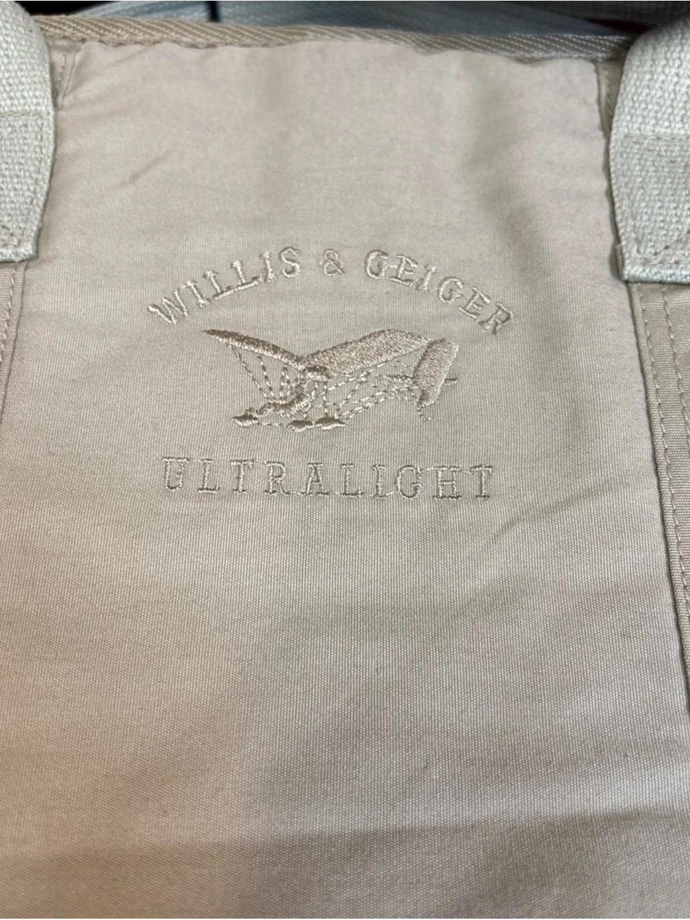 Willis & Geiger Ultralight Travel Luggage Garment Bag Bush Poplin Safari Men’s